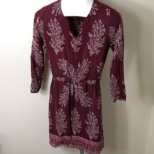 Madewell Silk Lassi Flower Pop on Dress Size 0